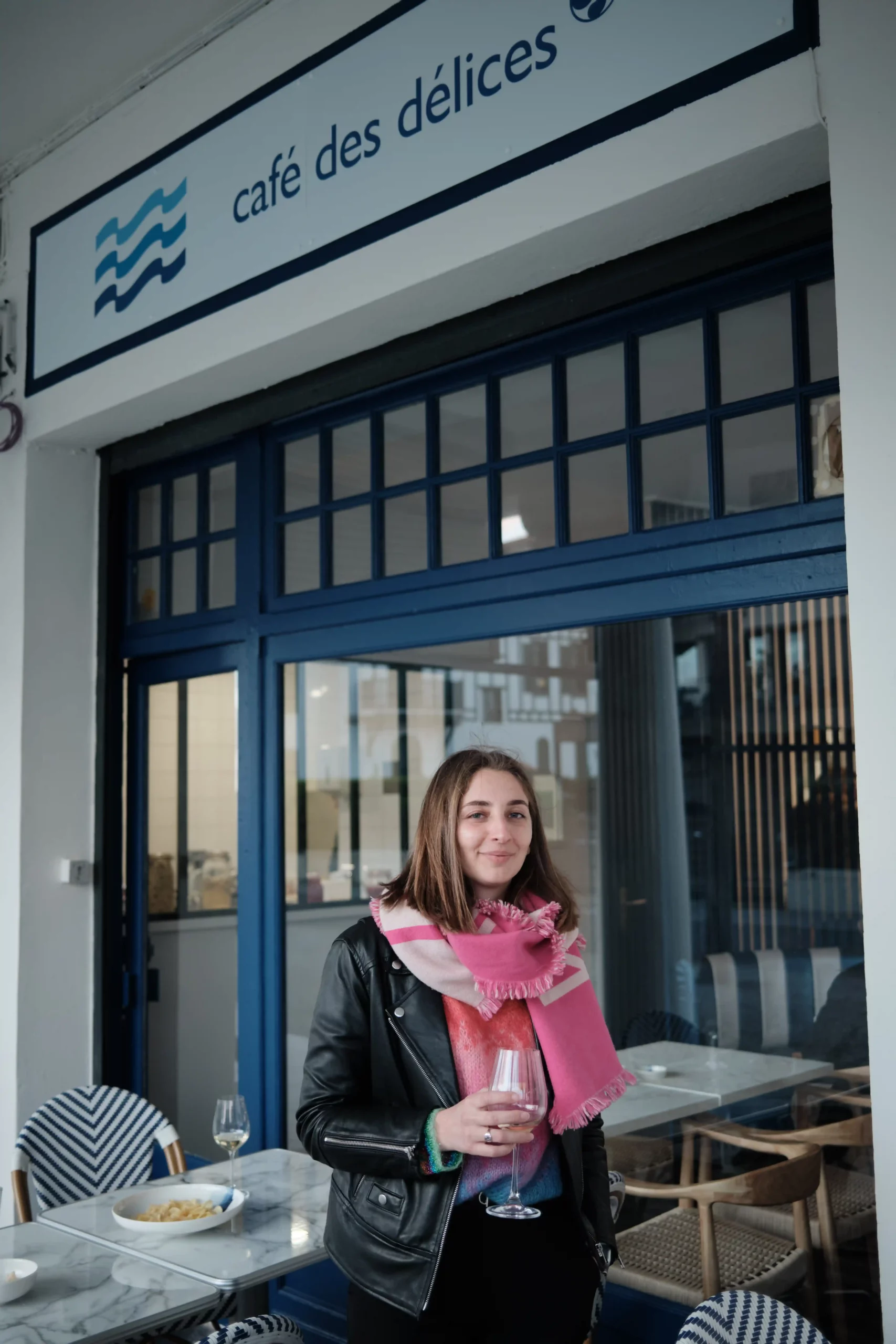 Cliente terrasse extérieure - Café des Délices Hendaye