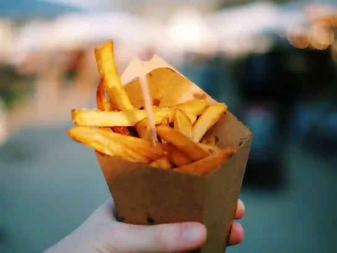 Cornet de frites Café des Délices Hendaye